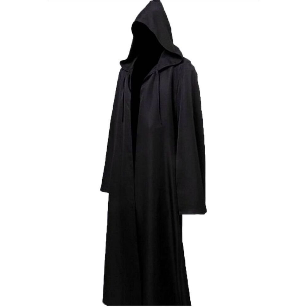 Jedi Knight Hooded Robe‎ Cosplay Costume Halloween Adult Mens Womens Unisex